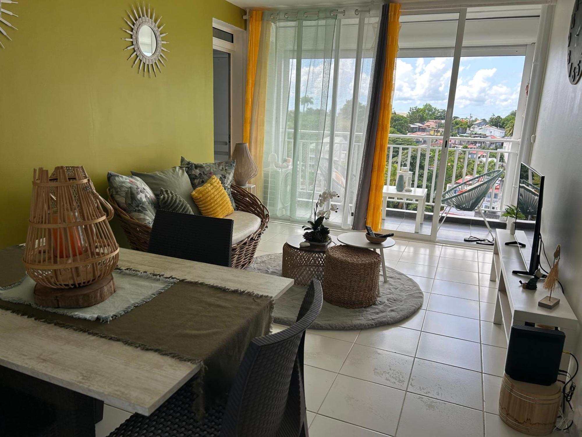 Appartement Avec Vue Panoramique De Pointe-A-Pitre Exteriör bild